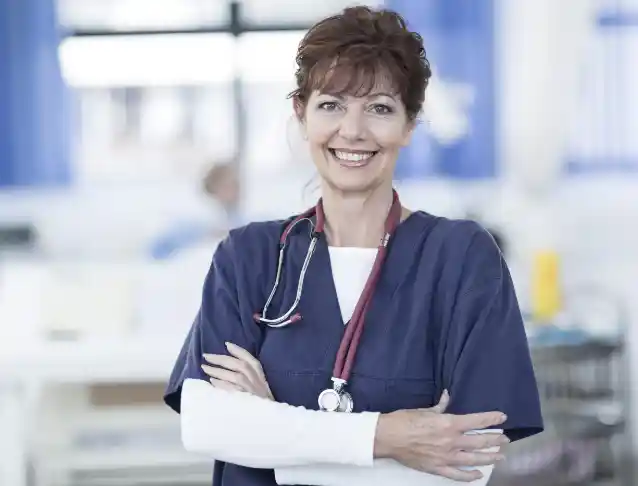 portrait of smiling doctor