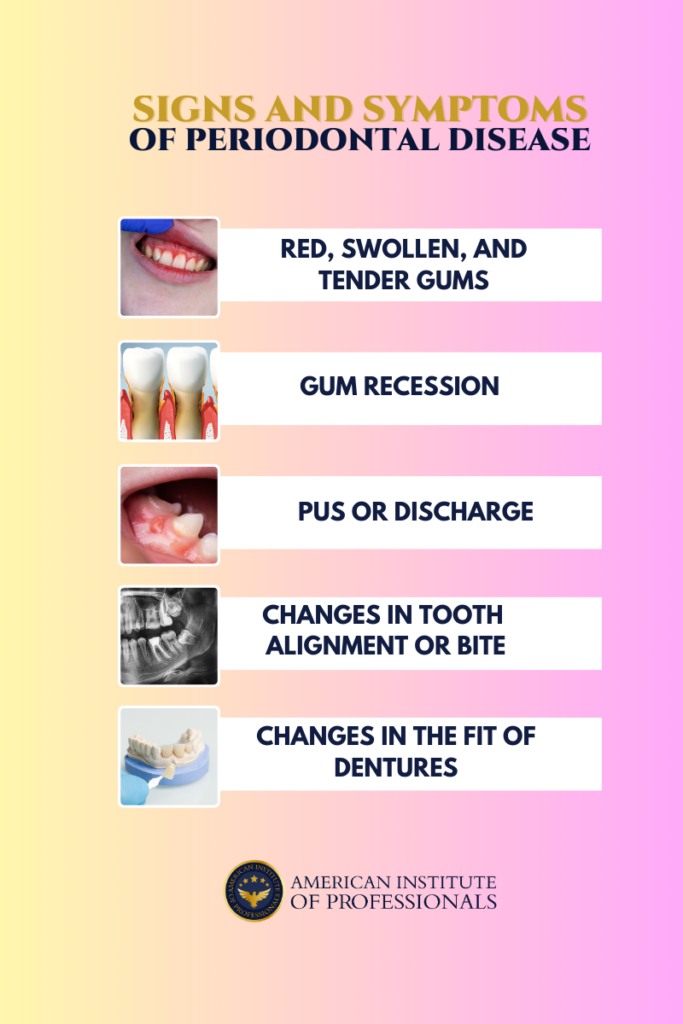 Signs and Symptoms of Periodontal Disease