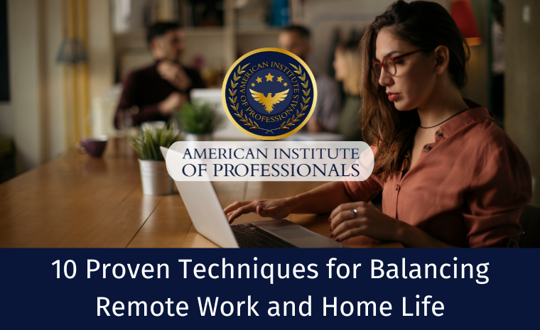 how to keep remote work separate from home life