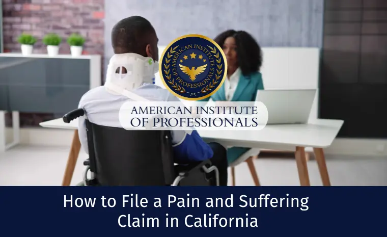 pain and suffering claim in california